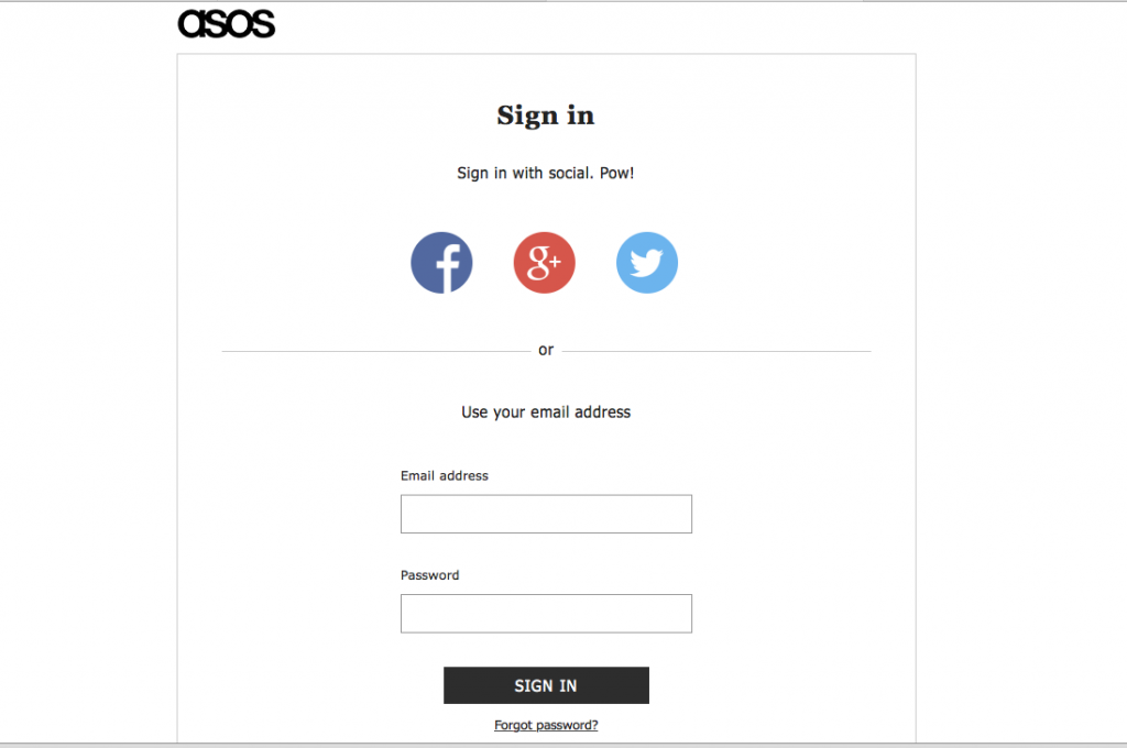 Asos Log In How many clicks must your users make to buy from you? - Yarra Web